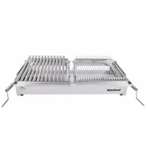 Parrilla Quincho Inoxidable MB-990 Doble Alzador